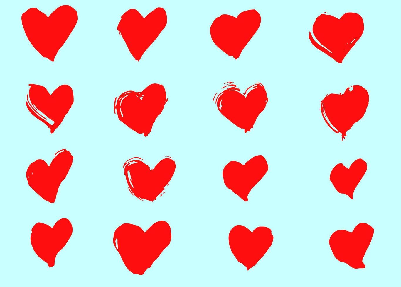 Vektor-Set Liebe schwarze Markierung. Liebeszeichen grafisches Symbol. Grunge Liebeszeichen vektor