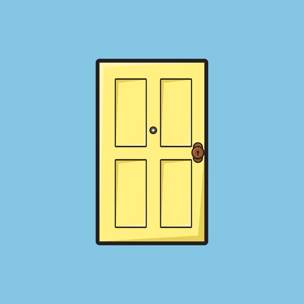 dörr vektor illustration