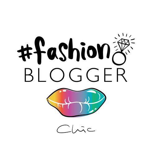 fashion blogger chic vektor