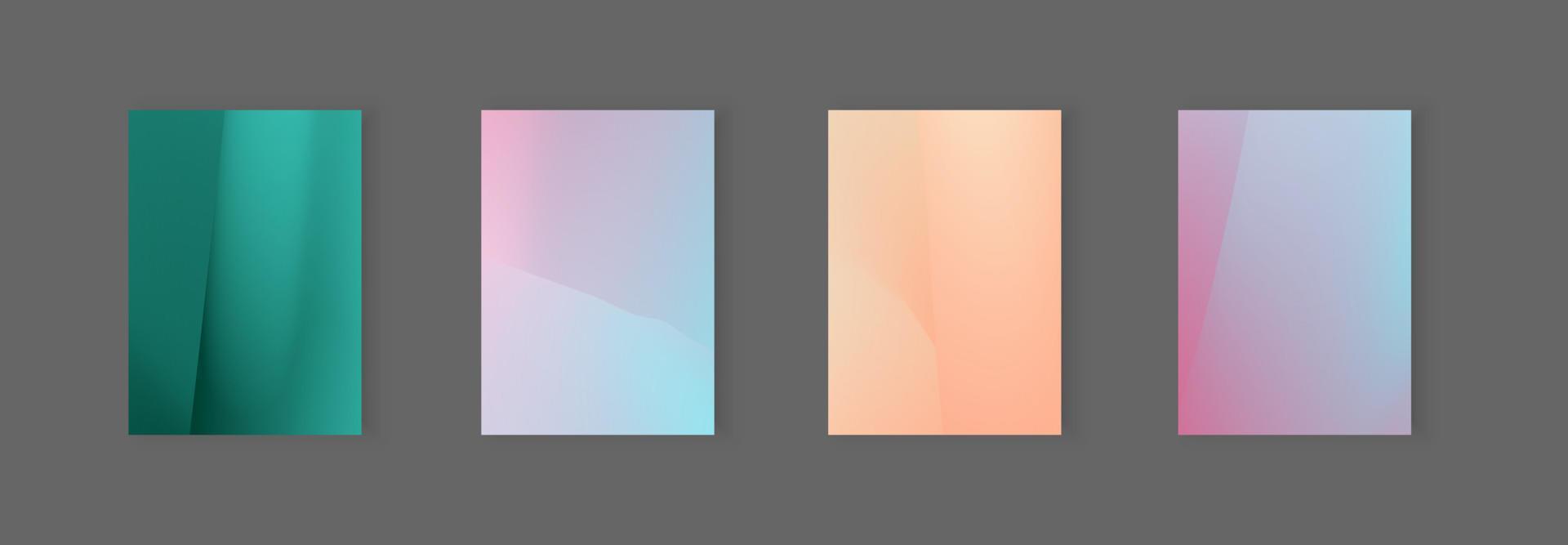 Illustration eines abstrakten Musterhintergrunds in hellen Farben mit Liniengradiententextur für minimales dynamisches Coverdesign. Poster-Vorlage vektor