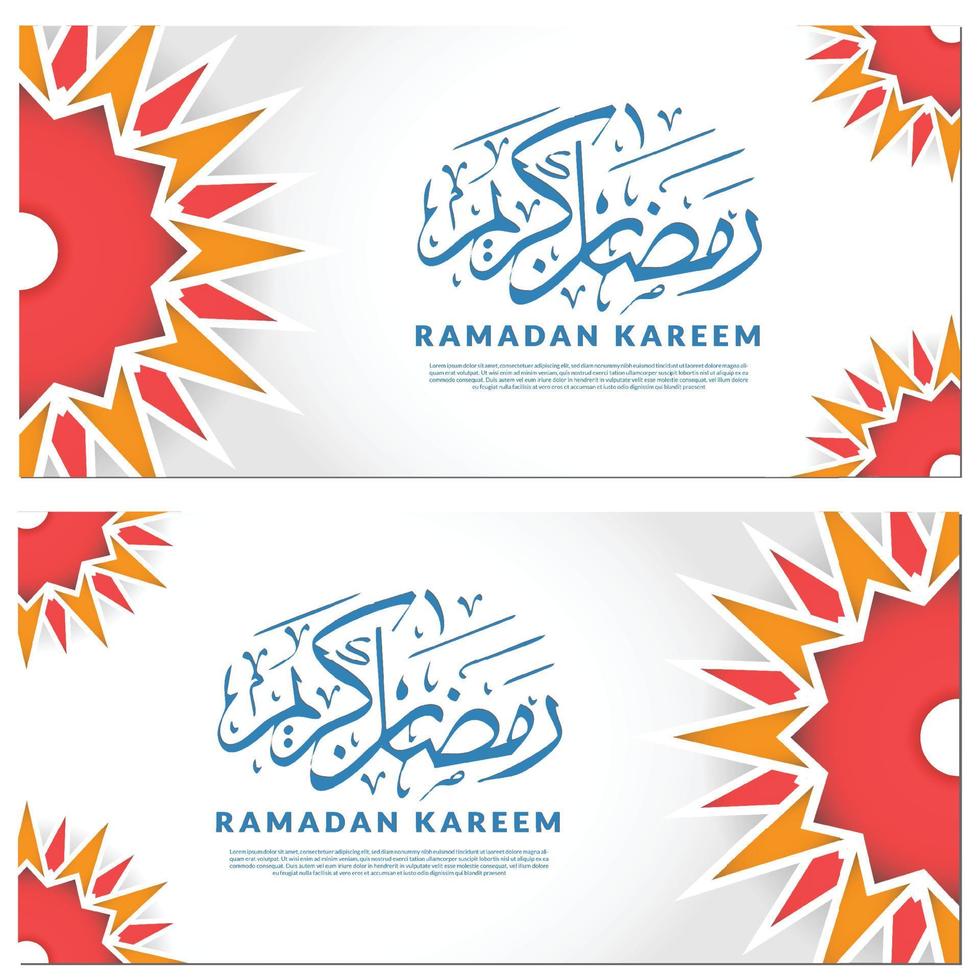 ramadan kareem hintergrund islamisch mit mandala und ornament. Vektor-Illustration vektor