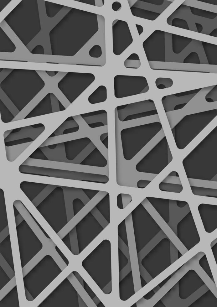 moderner abstrakter Papierschnitthintergrund mit geometrischen Formen vektor