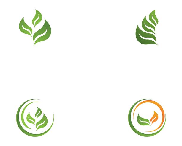 Ekologi vektor ikon logotyp och symbol mall