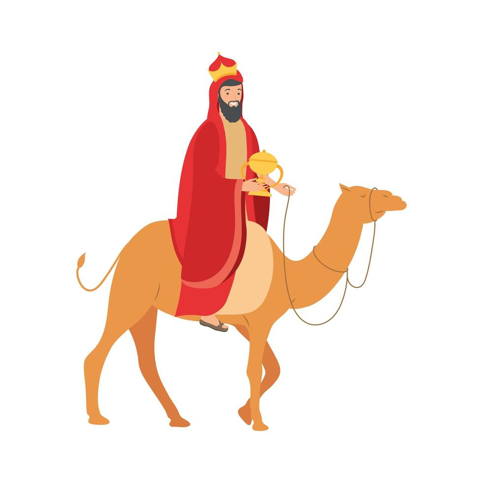 Balthasar auf Kamel vektor
