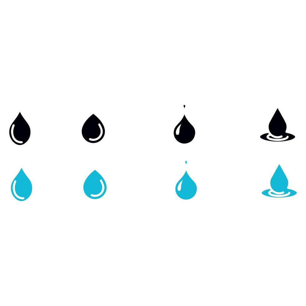 Drop-Icons-Vektor-Design vektor