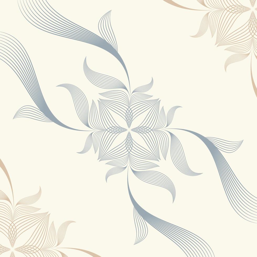 vacker dekorativ naturlig blommig illustration vektor