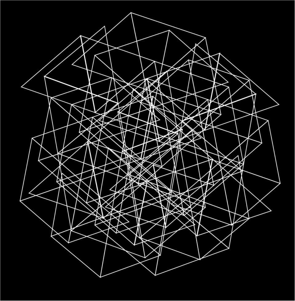 triangel sexkantig nätverksanslutning form för tapeter och abstrakt bakgrund vektor