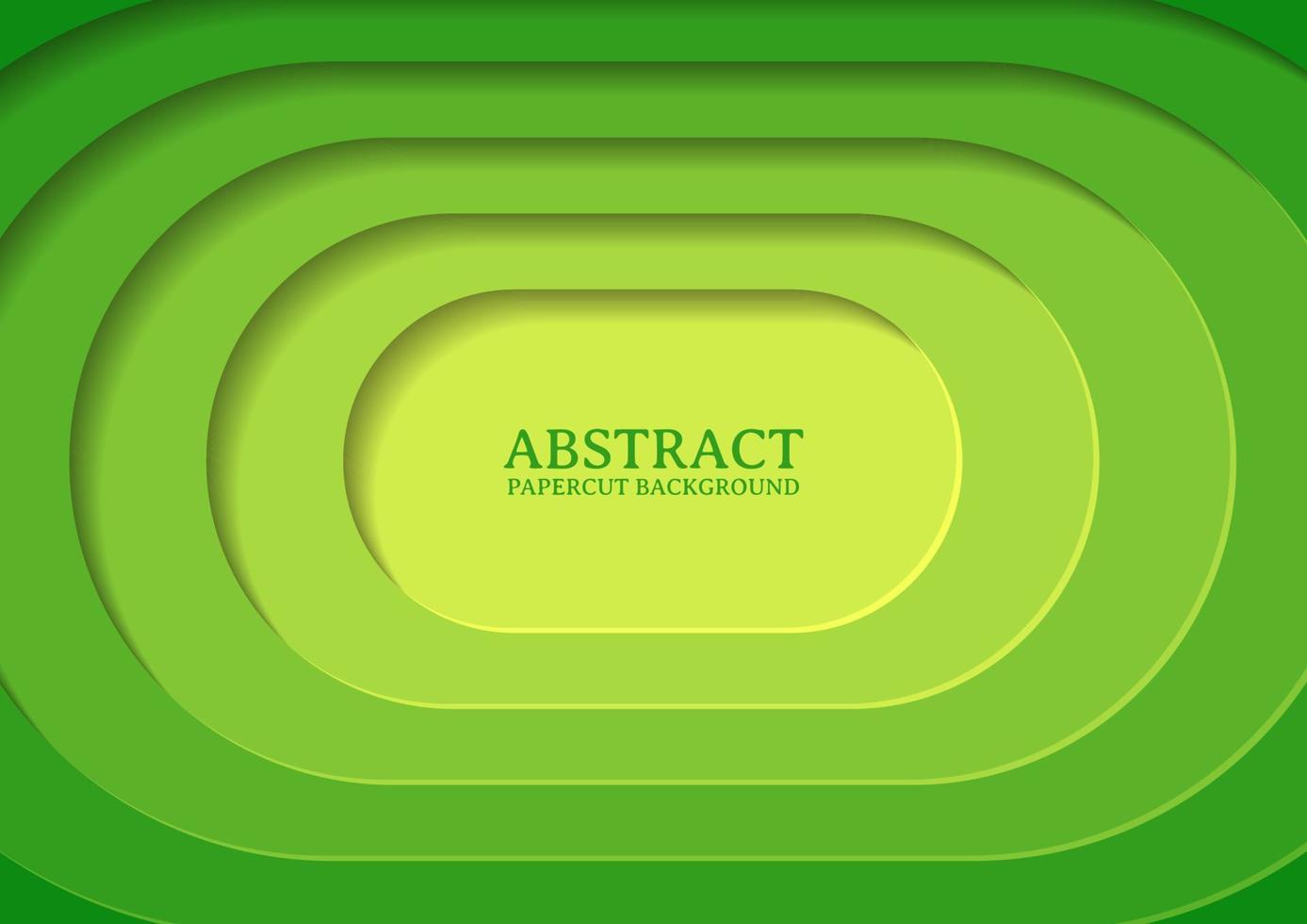 abstrakt cirkel papercut design bakgrund med överlappande lager vektor