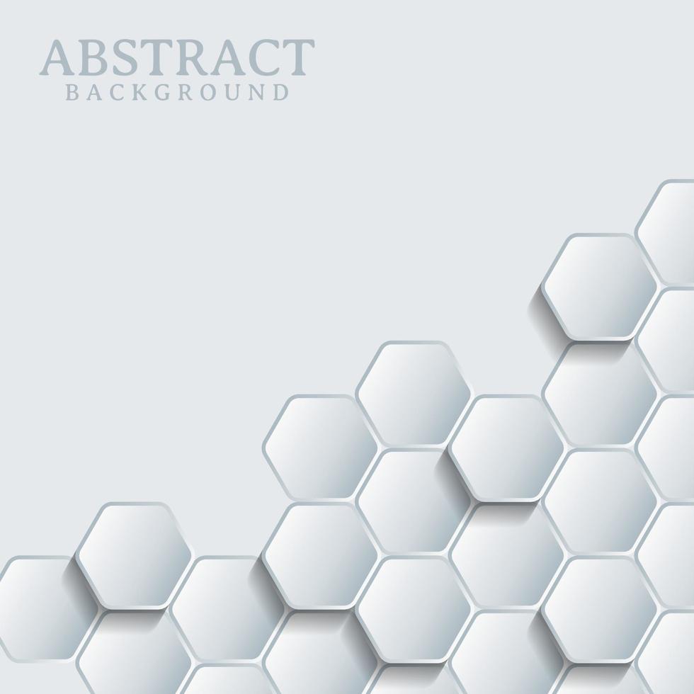 abstrakt geometrisk form hexagon bakgrund vektor