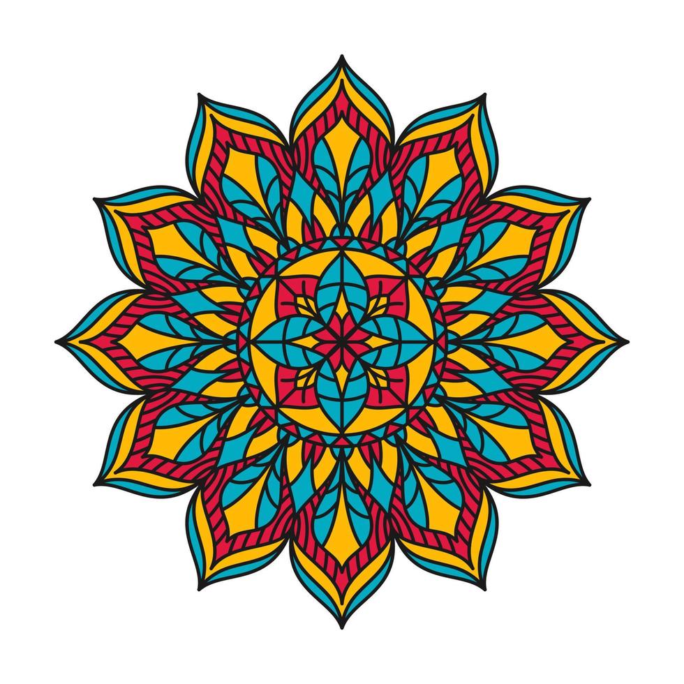 dekorativa dekorativa mandala mönster design vektor