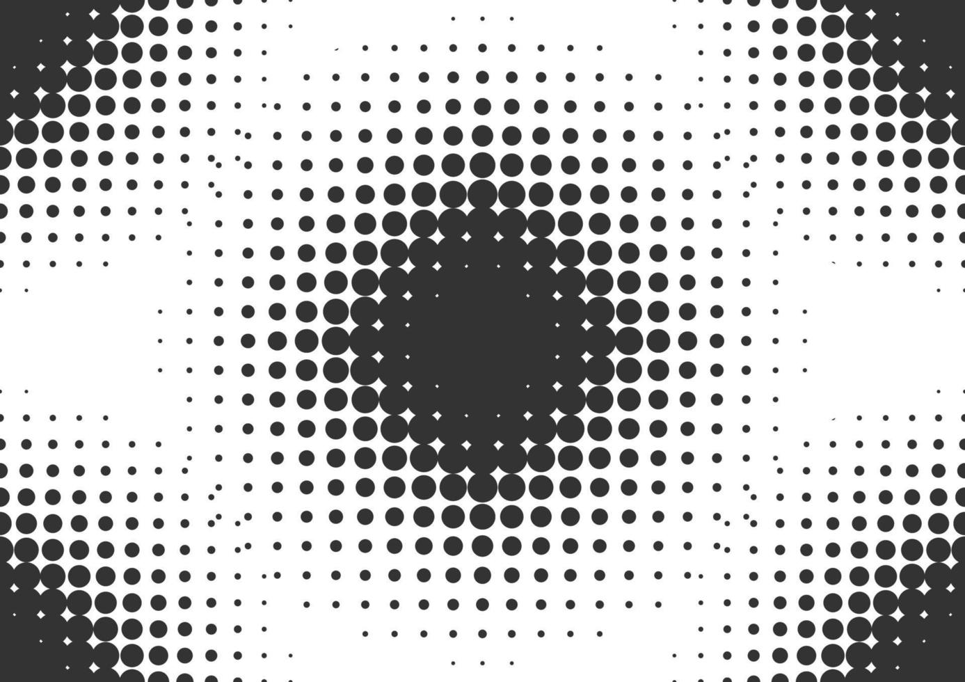abstrakt svarta och vita prickar halvton bakgrund vektor