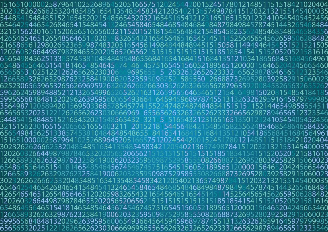 Technologie binärer Hintergrund. Binär auf blauem Hintergrund vektor