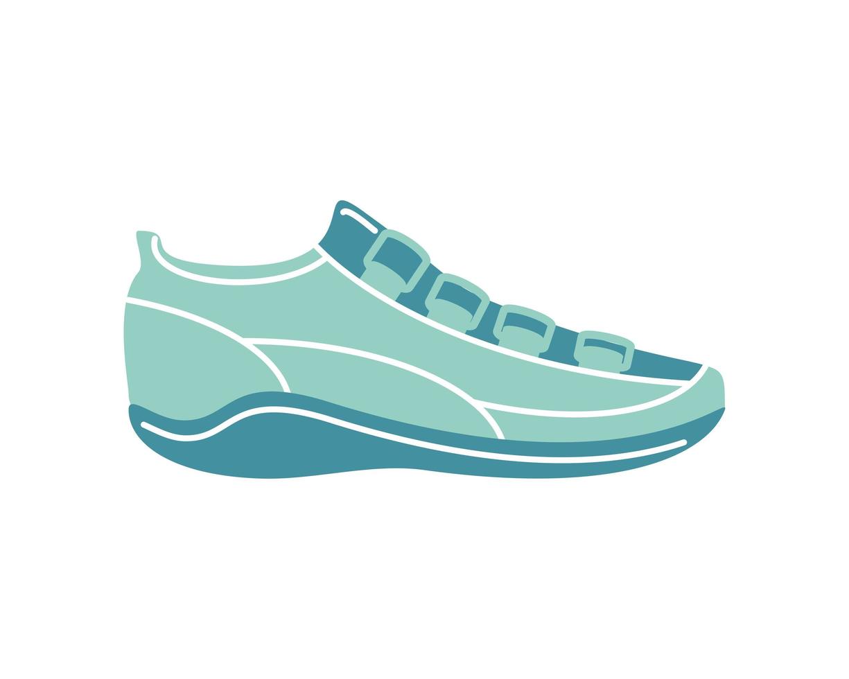 Sport-Sneaker-Symbol vektor