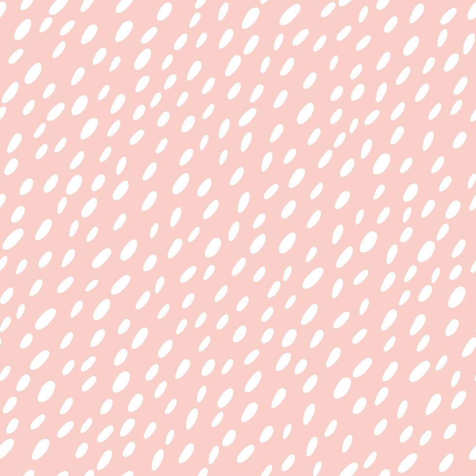 abstrakt prickiga sömlösa mönster i pastellfärger. rosa prickig bakgrund. vektor handritade illustration. perfekt för tryck, dekorationer, omslagspapper, omslag, inbjudningar, kort.