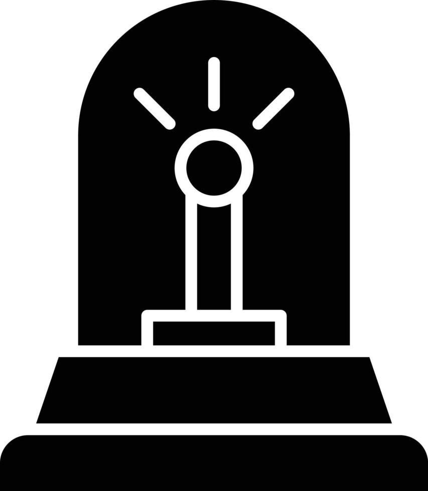 Stil des Alarmsymbols vektor