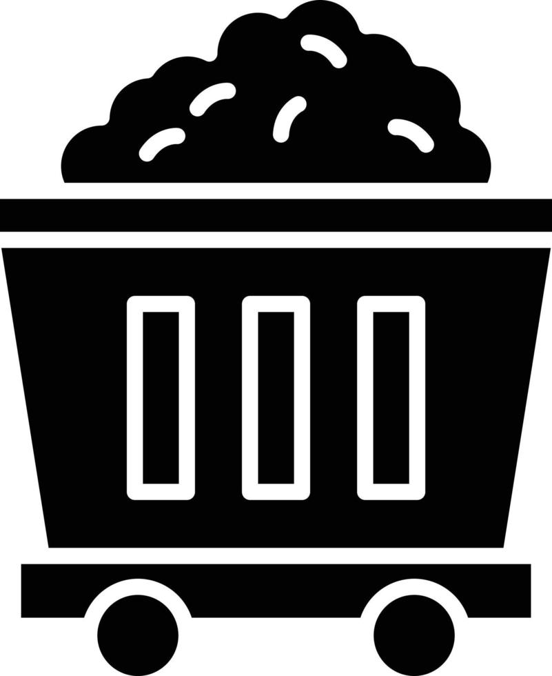 Bergbau-Icon-Stil vektor