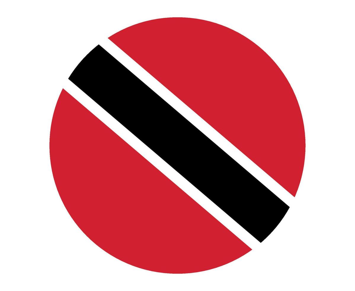 trinidad und tobago flagge national nordamerika emblem symbol vektor illustration abstraktes design element