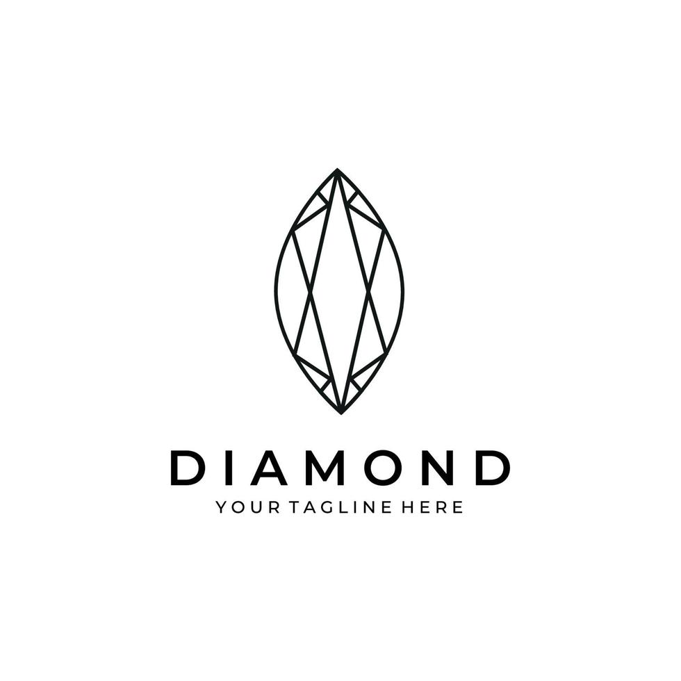 diamant logo unternehmen illustration vektor symbol brillantes gold modernes kristallgeschäft