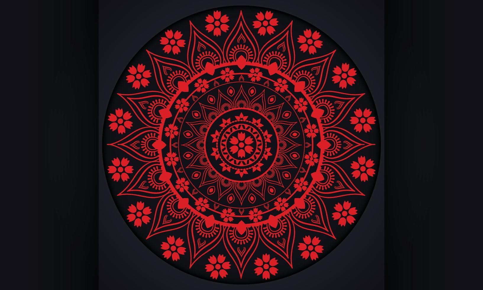 mandala design. bakgrund med prydnad. mönsterdesign för ditt företag eller varumärke. vektor