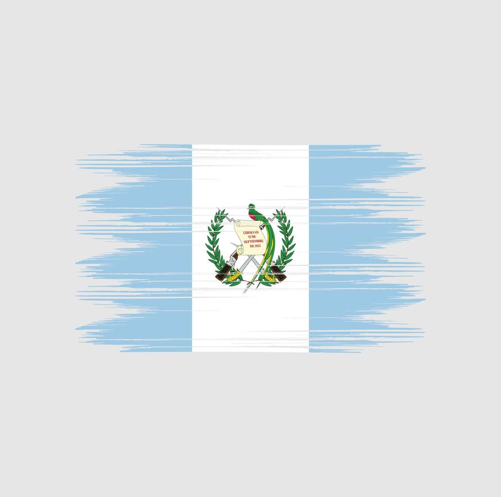 guatemalaflaggborste vektor