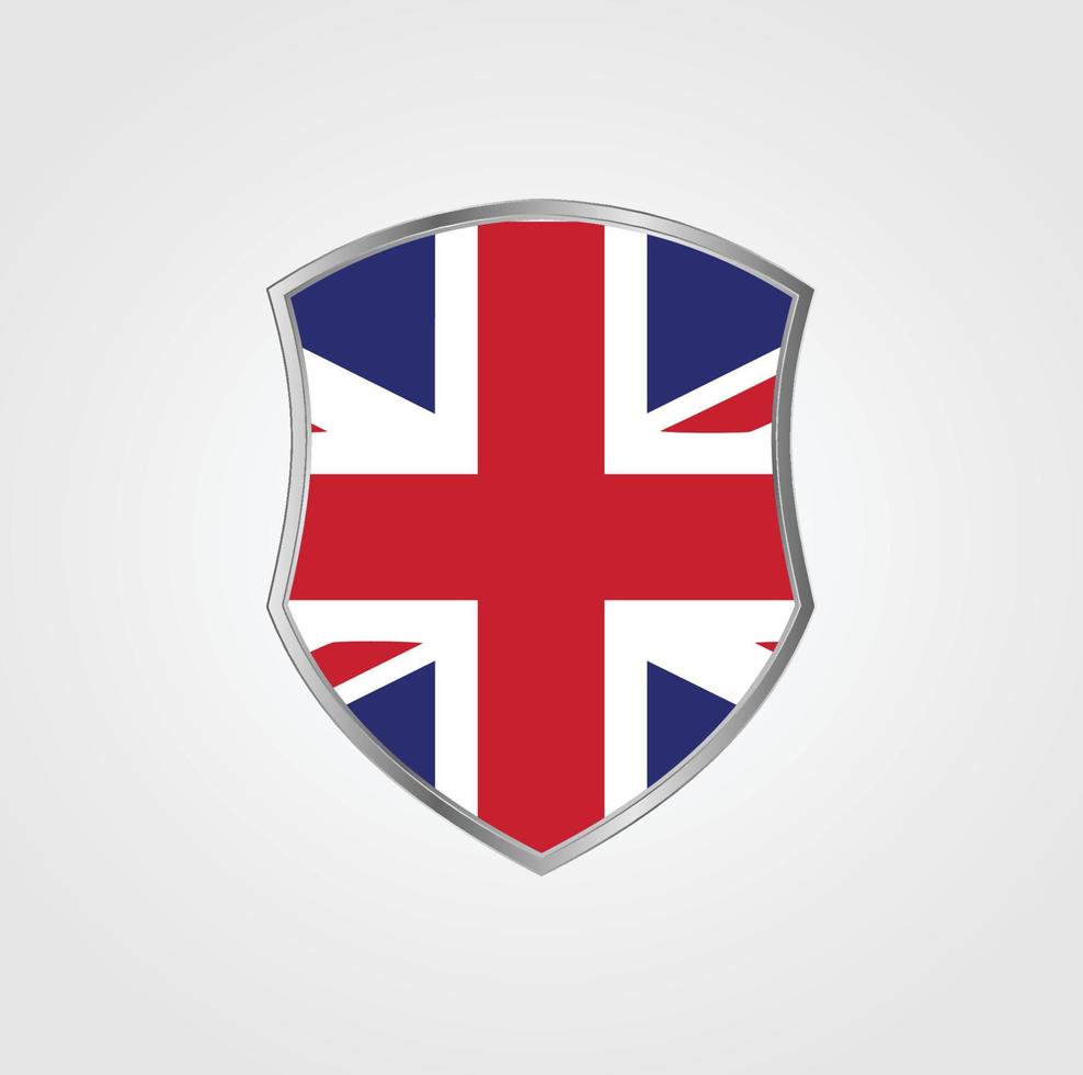 Flaggendesign des Vereinigten Königreichs vektor