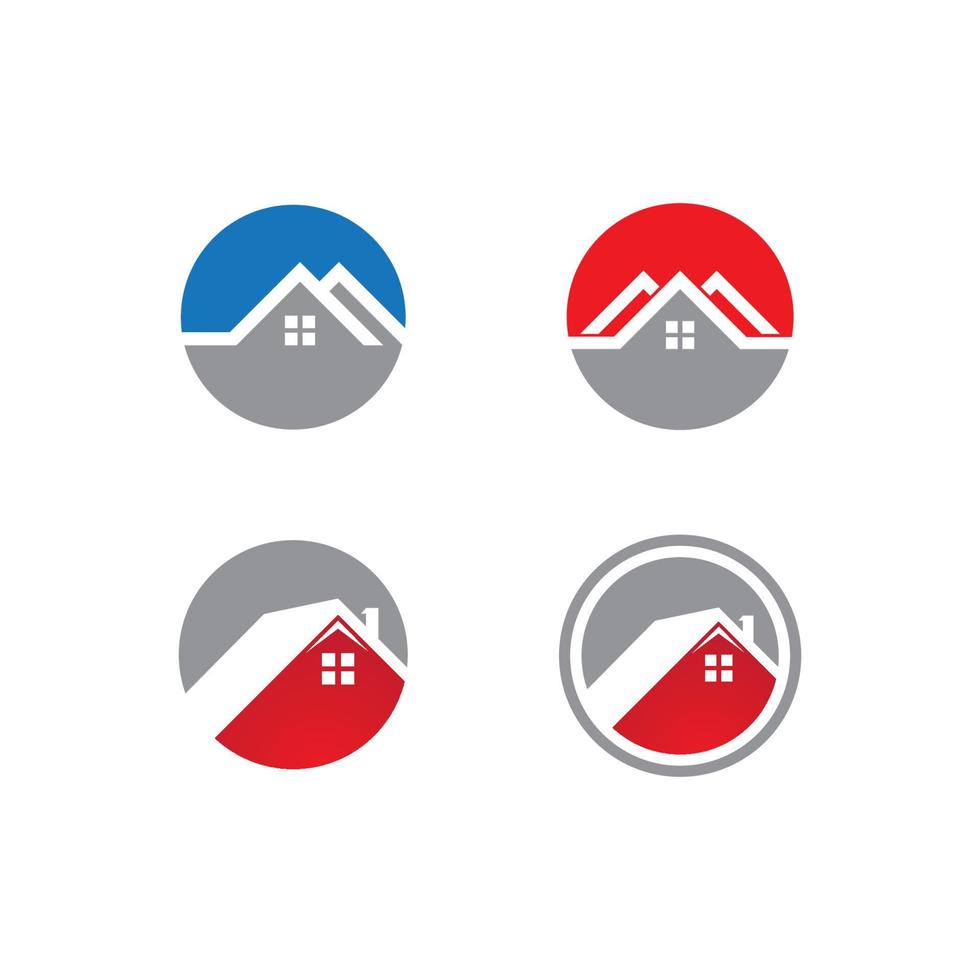 Logo-Design für Immobilien vektor