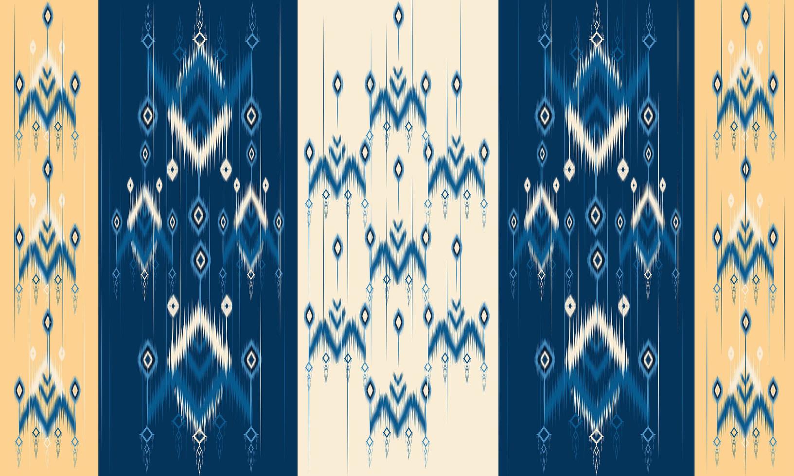 geometrisk etnisk orientalisk ikat mönster traditionell design för bakgrund, matta, tapeter, kläder, inslagning, batik, tyg, vektor illustration.broderi stil.