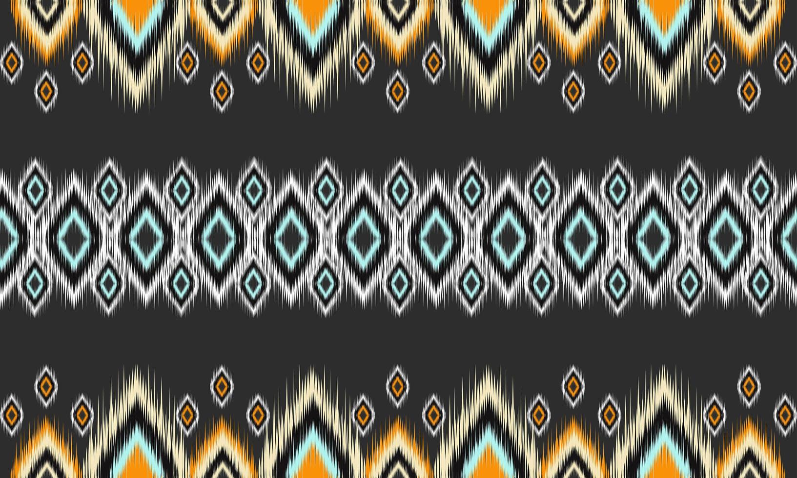geometrisk etnisk orientalisk ikat mönster traditionell design för bakgrund, matta, tapeter, kläder, inslagning, batik, tyg, vektor illustration.broderi stil.