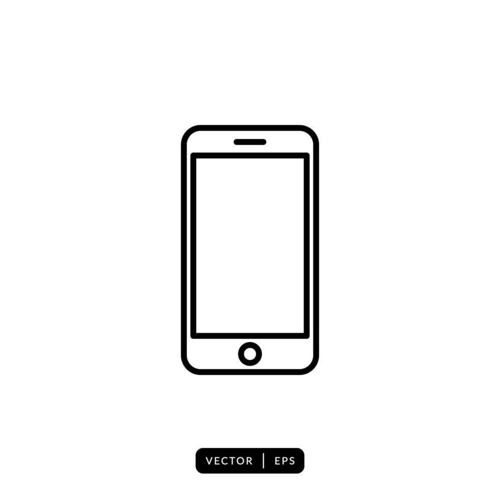 Handy-Icon-Vektor - Zeichen oder Symbol vektor