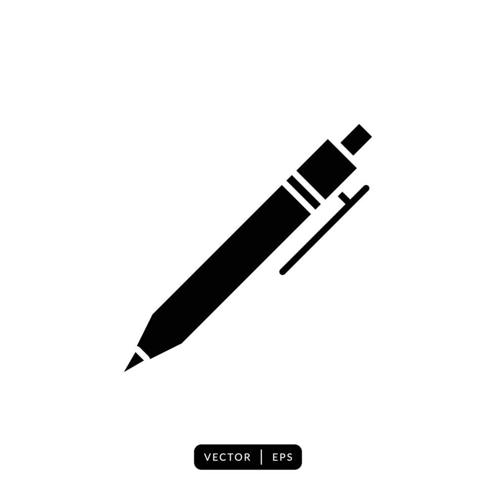 penna ikon vektor - tecken eller symbol