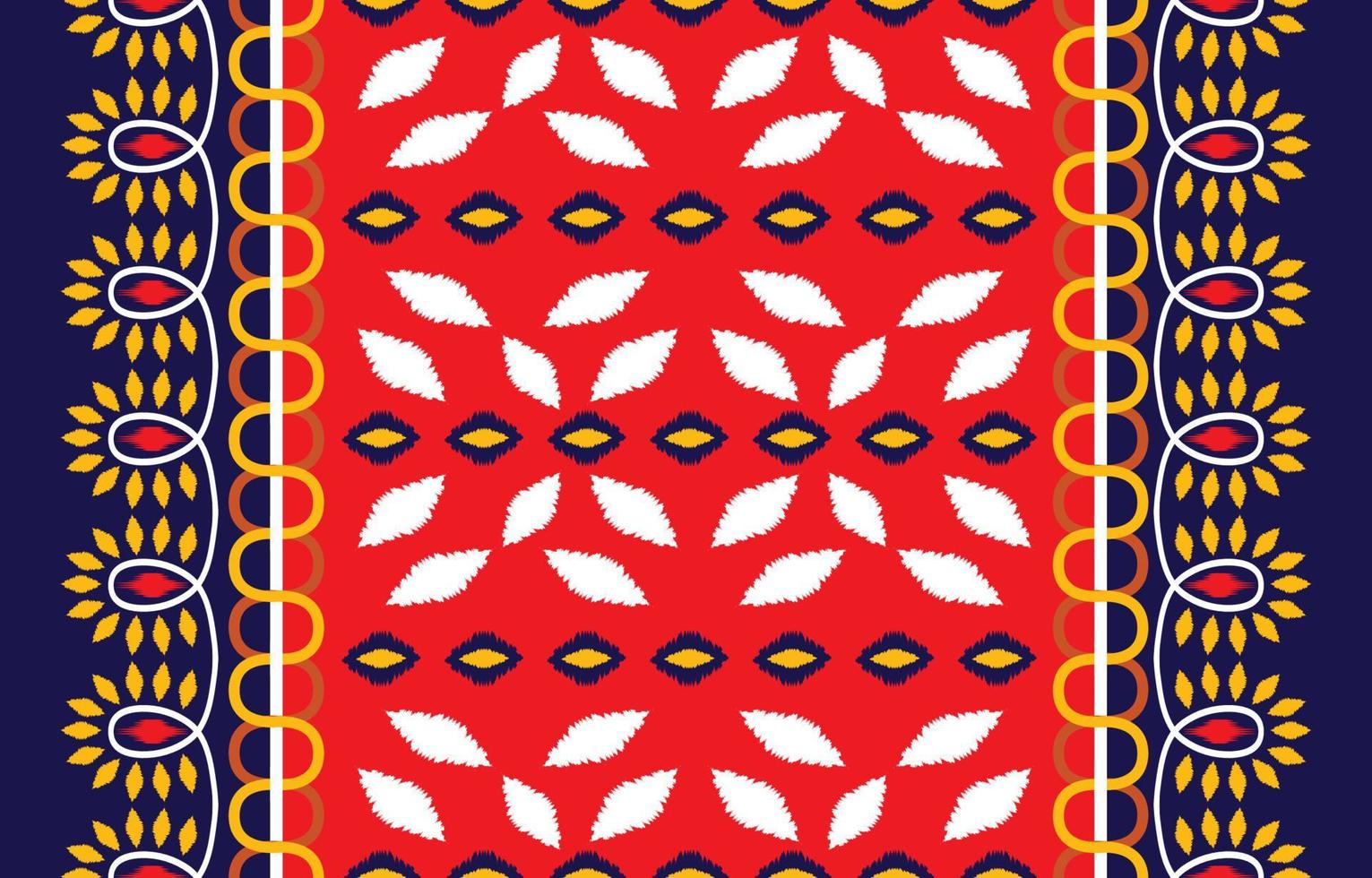 schöne ethnische abstrakte ikat-kunst. nahtloses muster in stammes-, volksstickerei und mexikanischem stil. aztekischer geometrischer kunstornamentdruck.design für teppich, tapete, kleidung, stoff, bezug, textil vektor