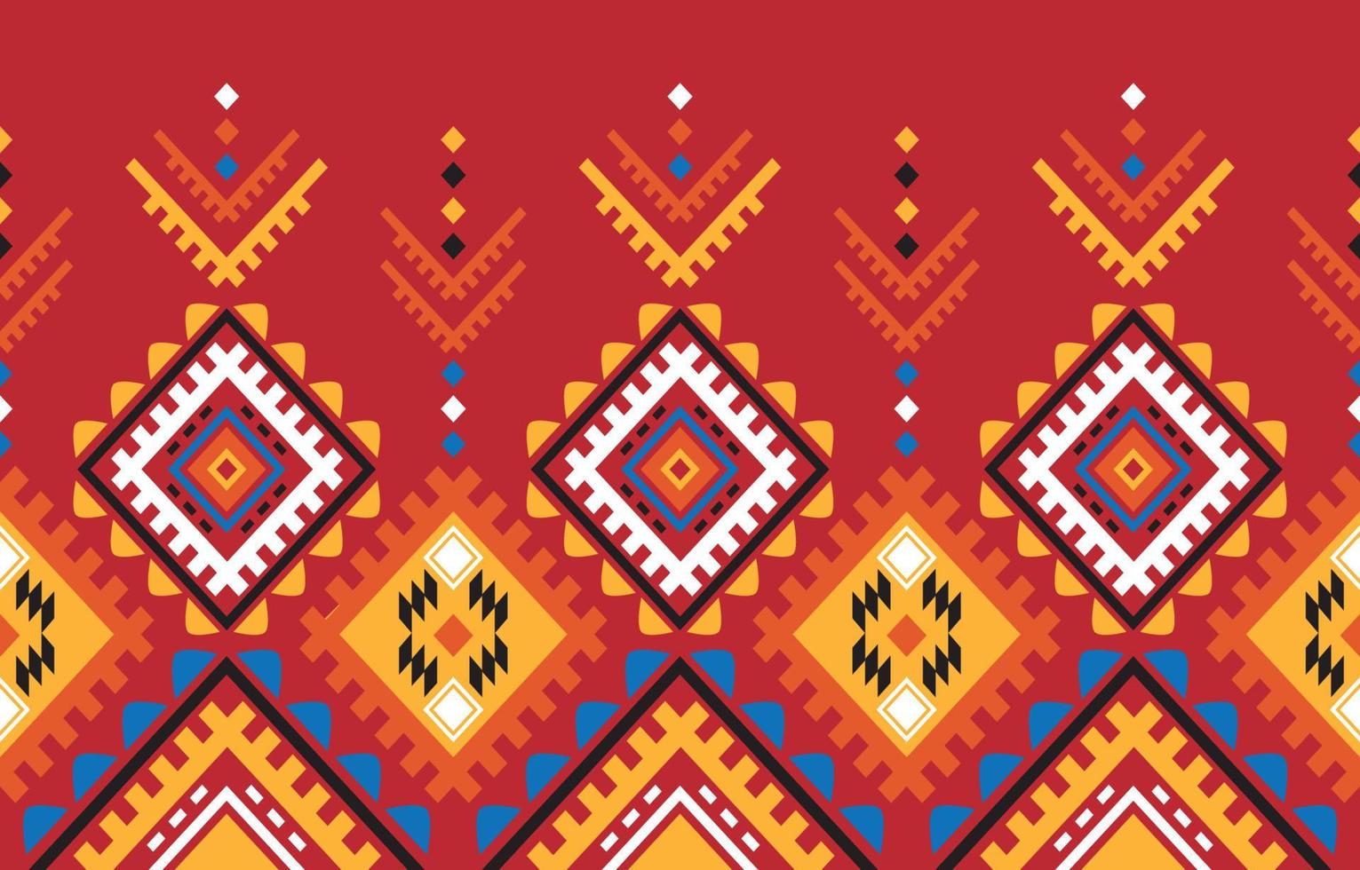schönes ethnisches aztekisches abstraktes nahtloses muster in stammes-, volksstickerei, chevron-kunstdesign. geometrischer kunstornamentdruck.design für teppich, tapete, kleidung, verpackung, stoff, bezug vektor