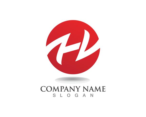 h buchstaben business logo und symbole vorlage vektor