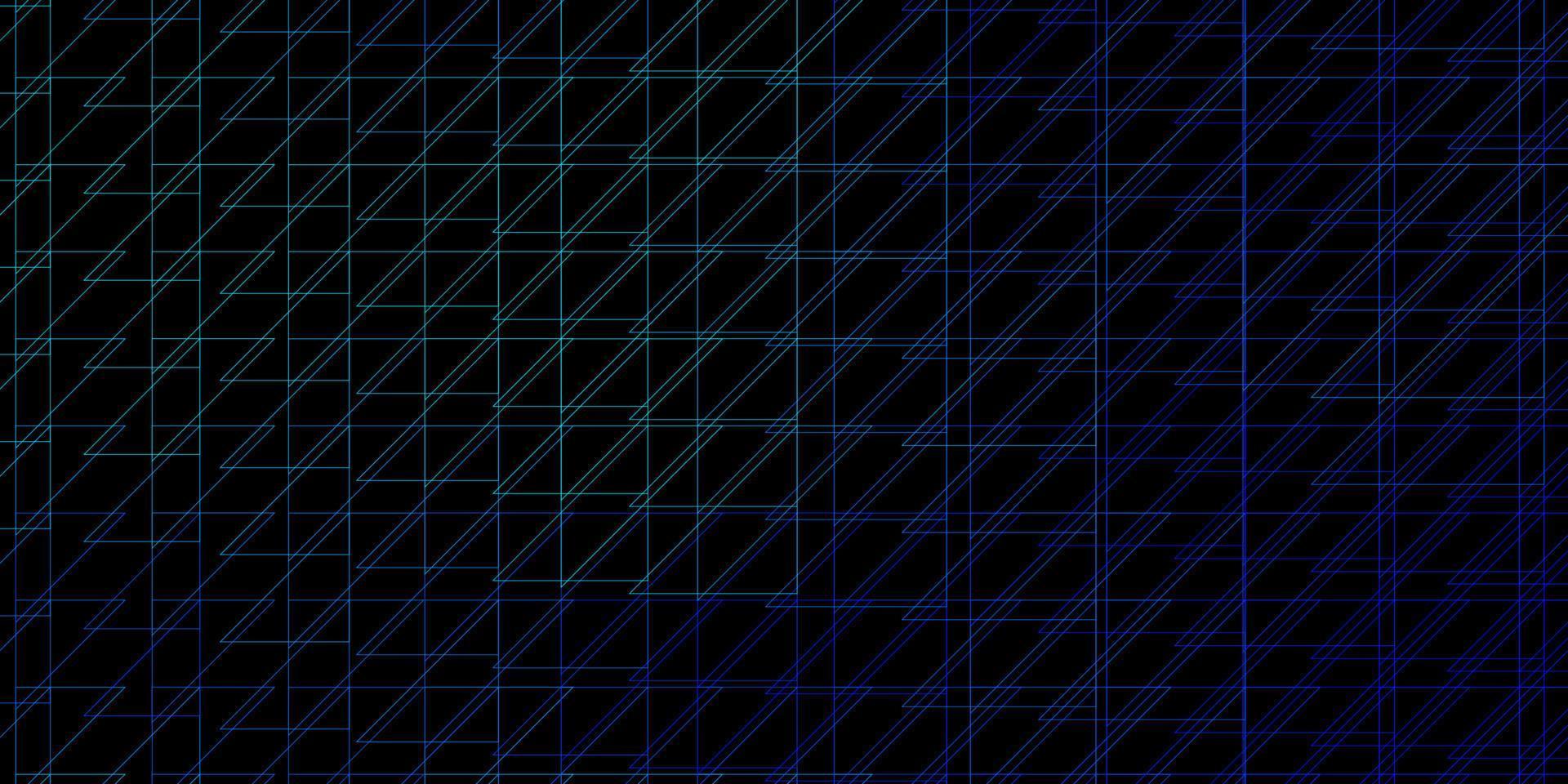 dunkelblaues Vektormuster mit Linien. vektor