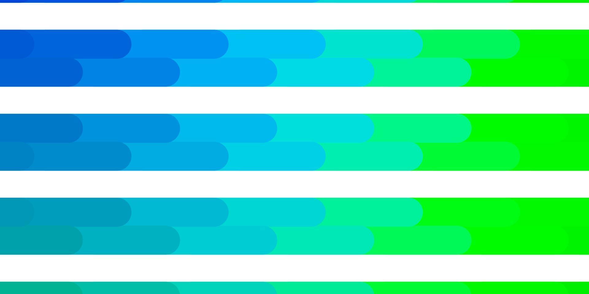 hellblaues, grünes Vektormuster mit Linien. vektor