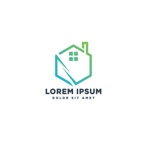 Home Immobilien Logo Vorlage Vektor-Illustration Icon-Element vektor