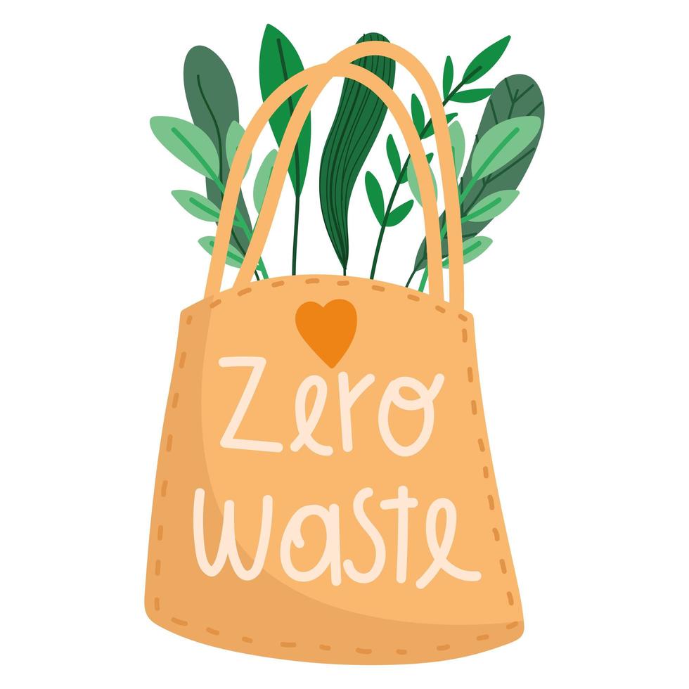 Ökologie Gewissen Zero Waste vektor