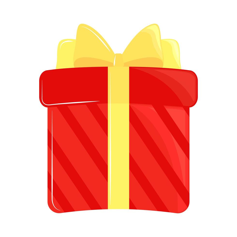 rote Geschenkbox vektor