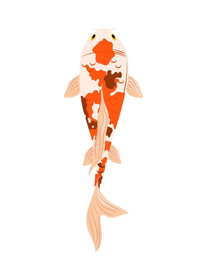 Koi-Fisch-Vektorsymbol vektor