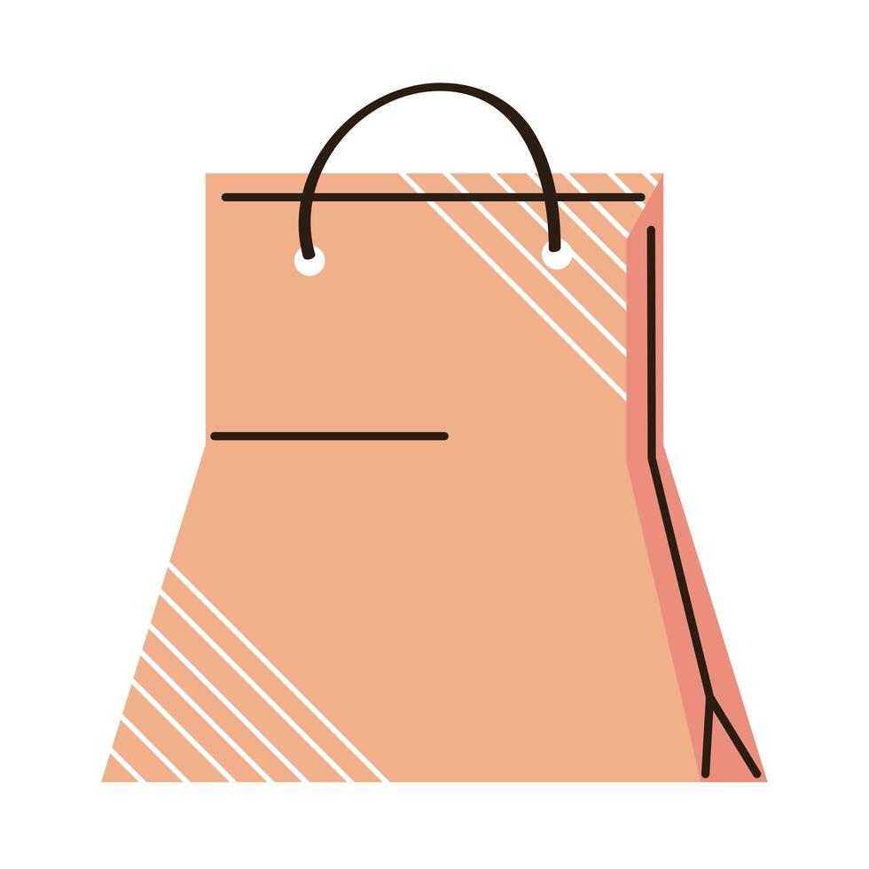 Einkaufstasche mit Griff vektor
