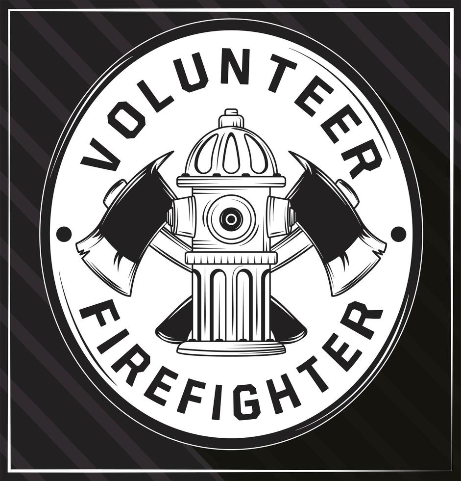 Kennzeichen der Freiwilligen Feuerwehr vektor