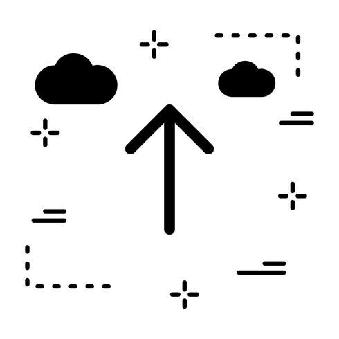 Vektor-Upload-Symbol vektor