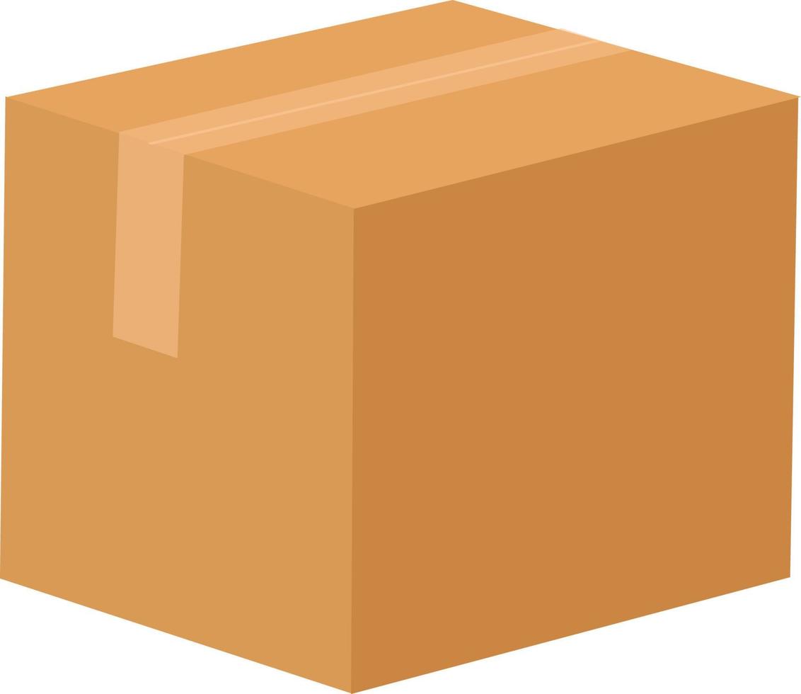 Box Paket Mockup geschlossener Vektor