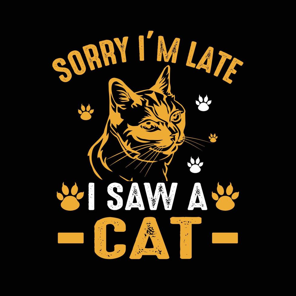 katt t shirt design vektor för tryck klar t shirt. bästa presenten till kattälskare friedens och familj. söt kattskjorta.