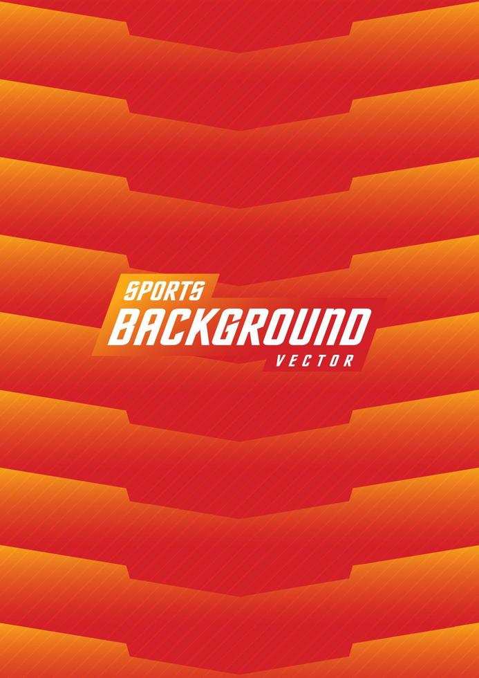Hintergrundmuster für Sporttrikots, Laufshirts, Rennshirts, Poloshirts in einem süßen orangefarbenen geometrischen Stil. vektor
