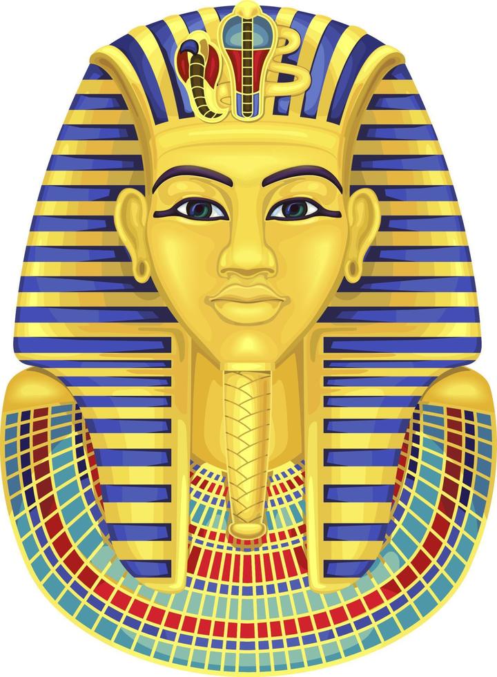 uppsättning av egyptiska antika symbol, egyptiska element, farao vektor