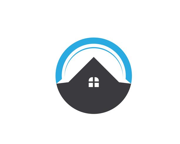 hembyggnader logotyper och symboler ikoner mall vektor