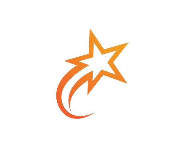 Stern Logo Template-Vektorikonen-Illustrationsdesign vektor