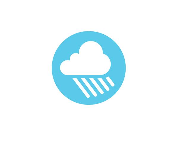 Cloud-servrar data logotyp och symboler ikoner vektor