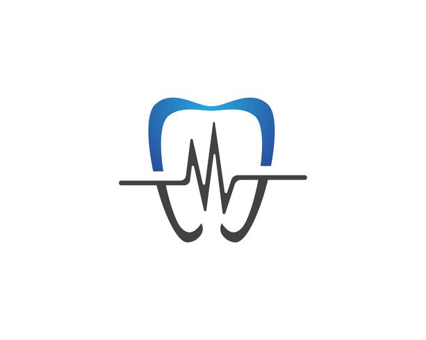 Tandvård logotyp och symboler mall ikoner vektor